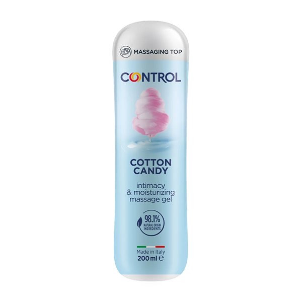 Control Cotton Candy Gel de Massagem 3 em 1 200ml