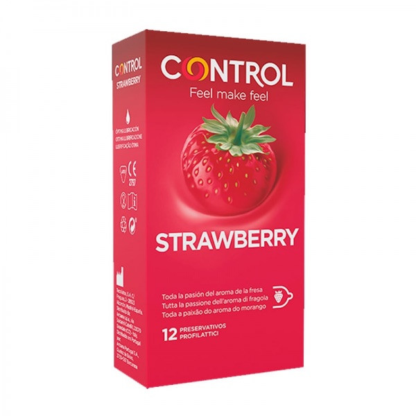 Control Strawberry Preservativo x12