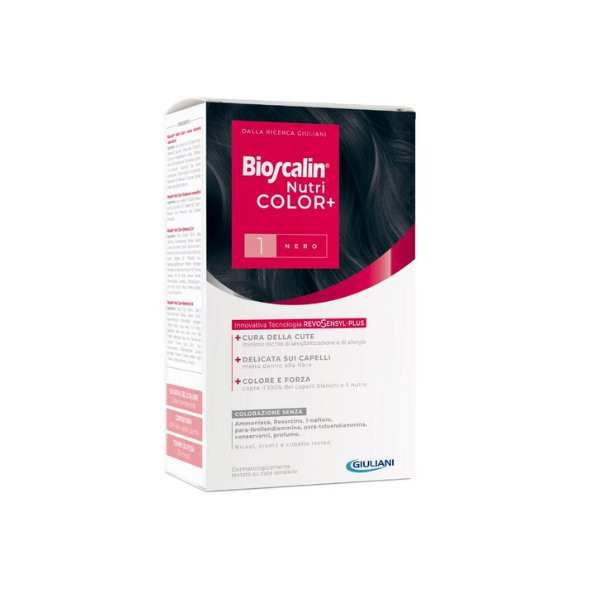 Bioscalin Coloração Cabelo 1 Preto Nutri Color+