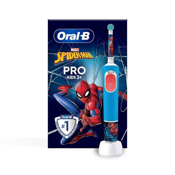 Braun Oral B Escova Elétrica Pro Kids 3 + Spiderman Edição Especial