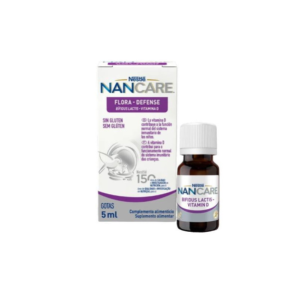Nancare Flora-Defense B Lactis - Vitamina D Gotas 5ml