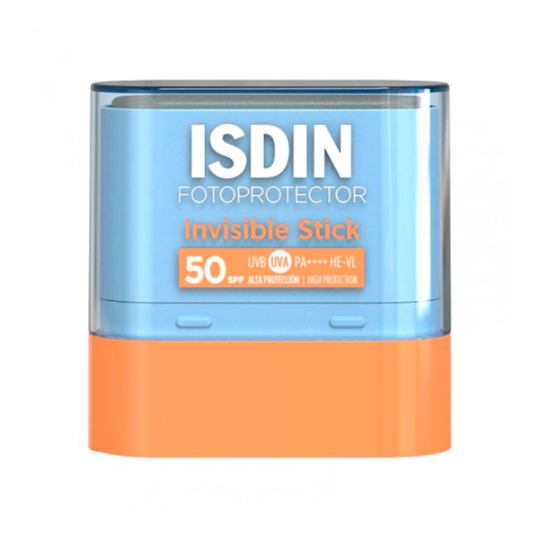 ISDIN Fotoprotector Invisible Stick SPF50 10G - Protetor solar stick invisivel facial e para zonas sensiveis