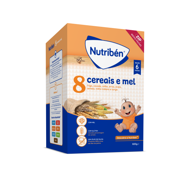Nutribén Farinhas 8 Cereais e Mel 300g x 2