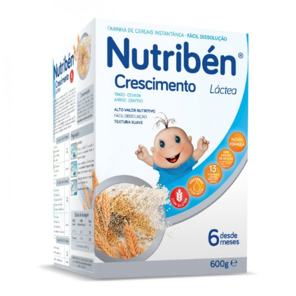 Nutriben Farinhas Crescimento Lactea 300g x2