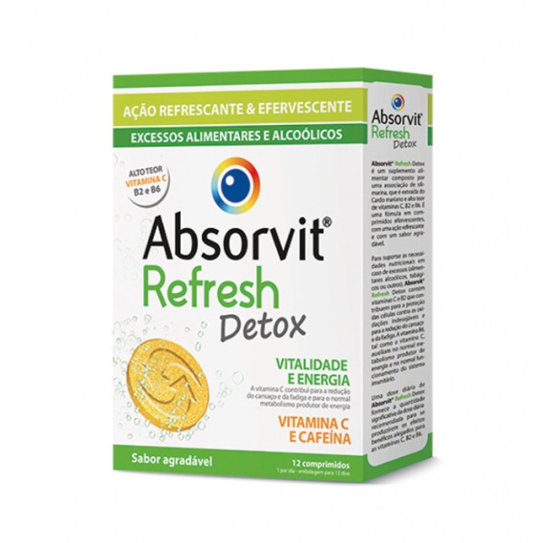Absorvit Refresh Detox Comprimidos Efervescentes x12
