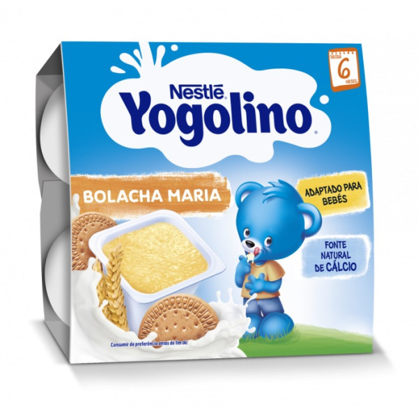 Nestle Yogolino Cereais Bolacha 4X100G