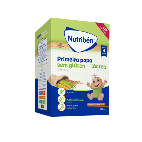 NutribÉn Farinhas Primeira Papa Sem Glúten Láctea 600g