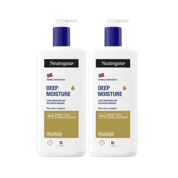 Neutrogena Hidratação Profunda Loção Enriquecida com Óleo 2x400ml | Preço Especial