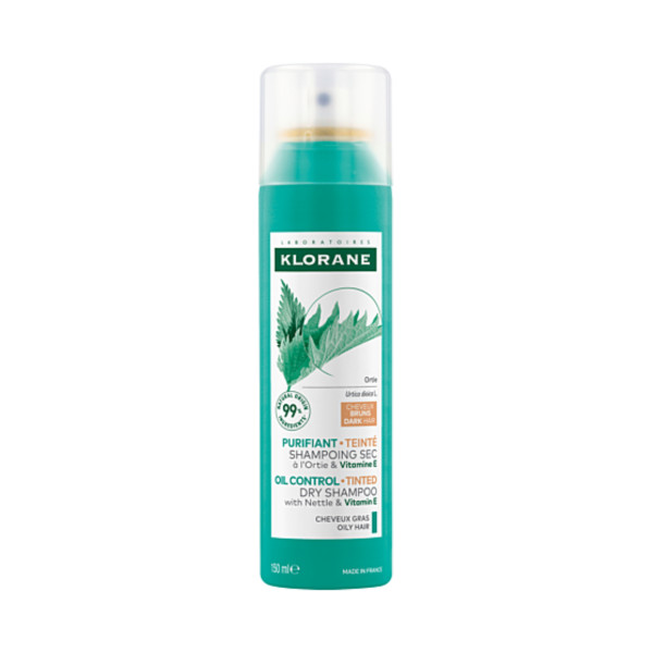 Klorane Ortiga/Vite Champô Seco Cabelo Castanho 150ml
