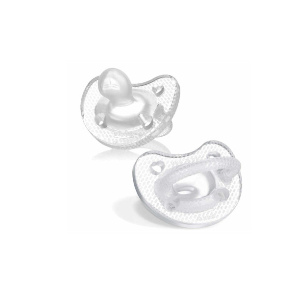 Chicco Chupeta Physio Crystal 2-6M x2