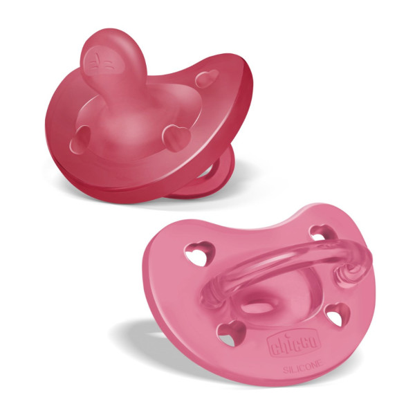 Chicco Chupeta Physio Soft Rosa 16-36M+ x2
