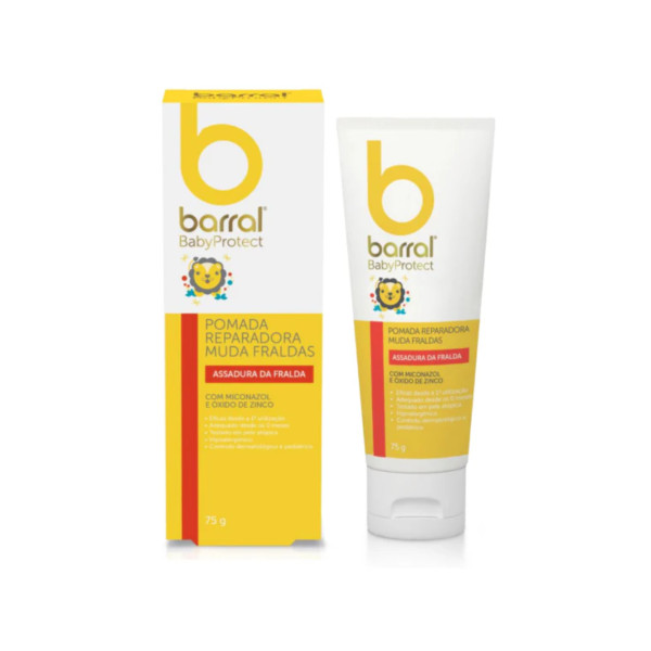 Barral Babyprotect Pomada Reparadora Muda Fraldas 75g