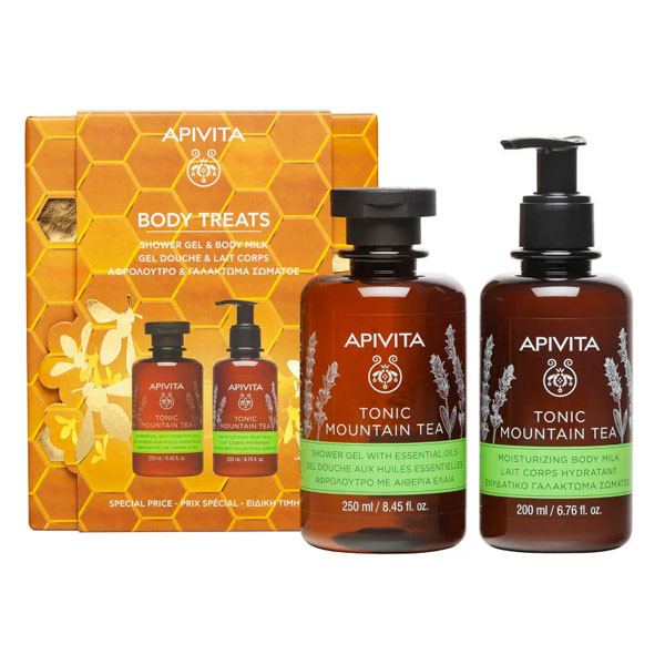 Apivita Coffret Body Treats Mountain Tea