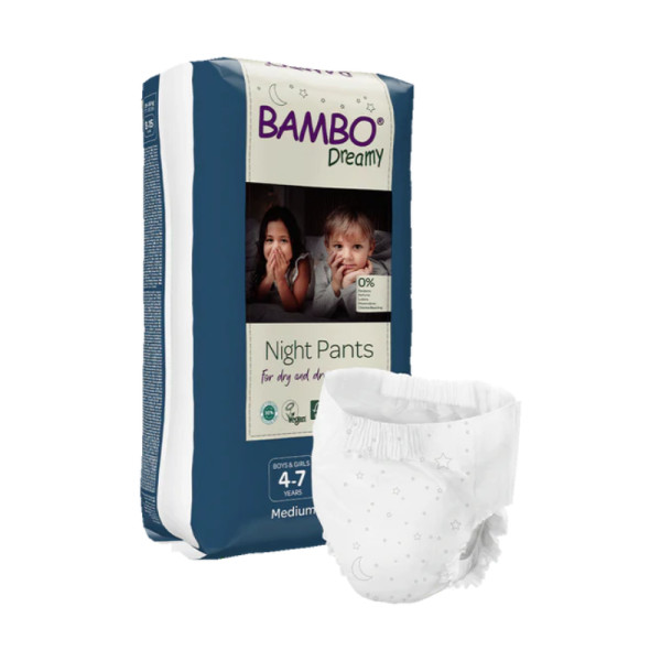 Bambo Dreamy Fraldas Noturnas (15-35 kg) 4-7Anos x10