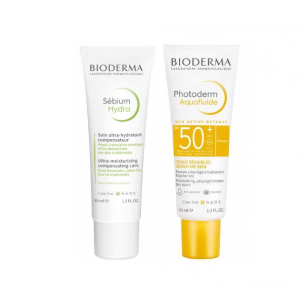 Bioderma Sébium Hydra 40ml + Photoderm Aquafluide FPS50+ 40ml