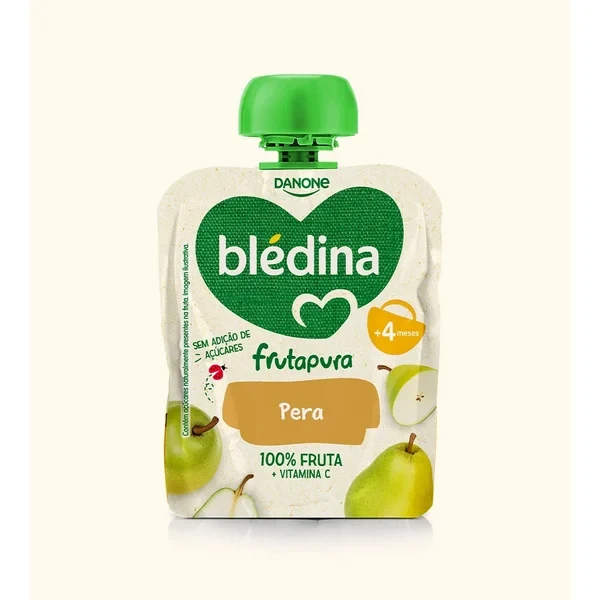 Blédina Frutapura Saqueta Pêra 85g +4m