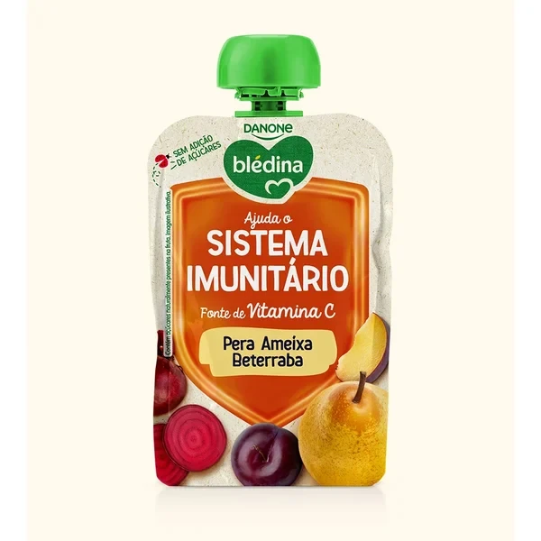 Blédina Saqueta Sistema Imunitário - Pêra Ameixa Beterraba 100g