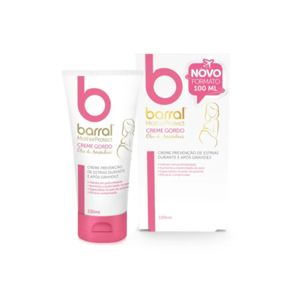 Barral MotherProtect Creme Gordo Óleo de Amêndoas 100ml