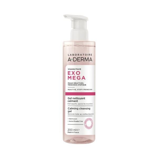 A-Derma Exomega Gel de Limpeza Apaziguante 200ml