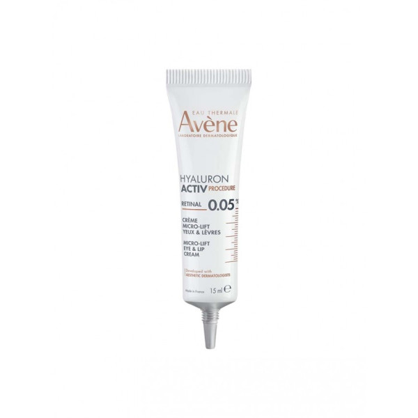 Avène Hyaluron Activ Procedure Creme de Olhos e Lábios Micro-Lift - 0,05% Retinal 15ml