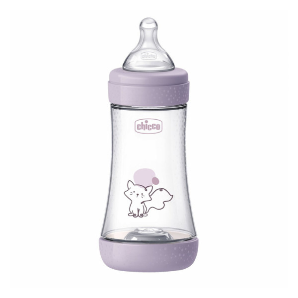 Chicco Biberão Perfect 5 240ml Rosa