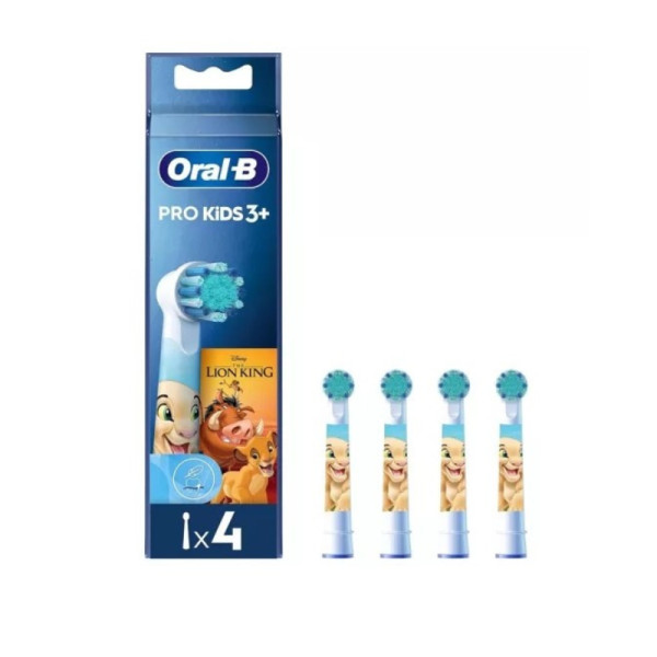Oral-B Kids3+ Rei Leão Recargas Escova Elétrica x4