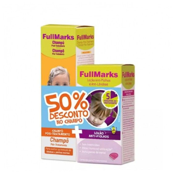 Fullmarks Loção 100ml + Oferta Champô Pós Tratamento 150ml + Pente