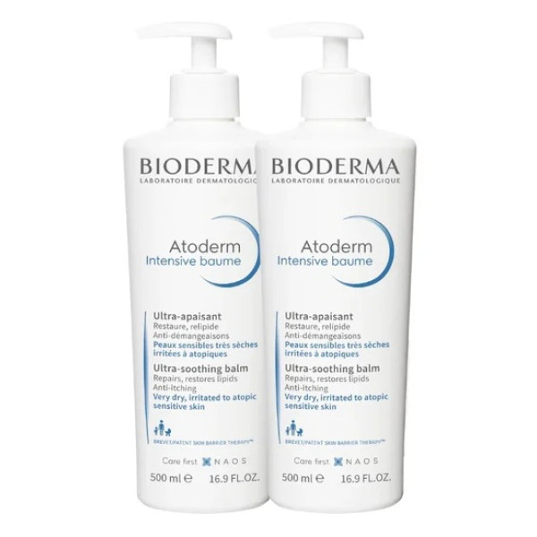Bioderma Atoderm Intensive Baume Duo 2 x 500ml com Desconto de 20€