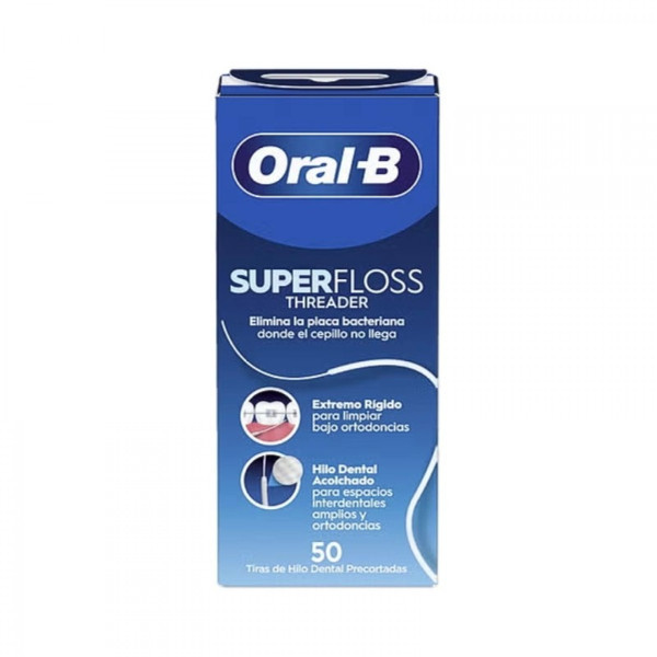Oral B Super Floss Threader Fio Dentário (x50 unidades)
