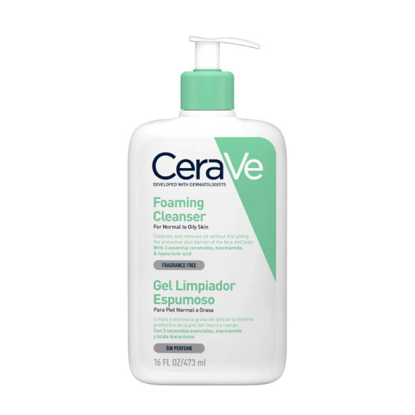 CeraVe Gel Espuma de Limpeza 473ml 20% Desconto