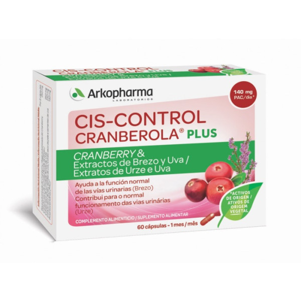 Cis-Control Cranberola Plus Cápsulas x60
