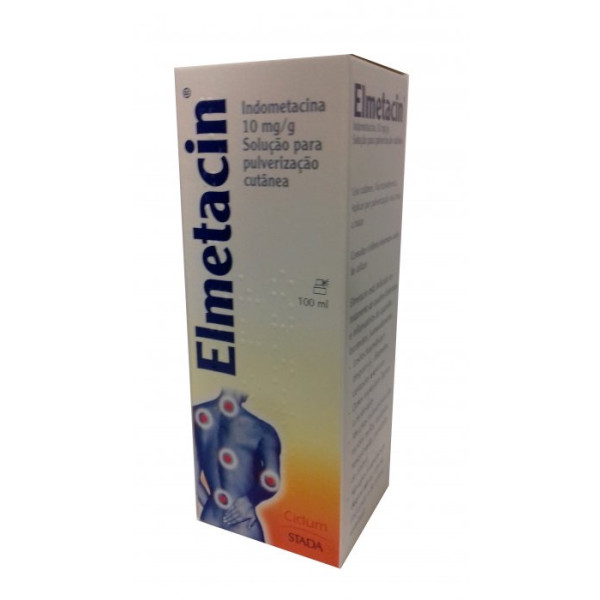 Elmetacin, 10 mg/g-100 mL x 1 sol pulv cut