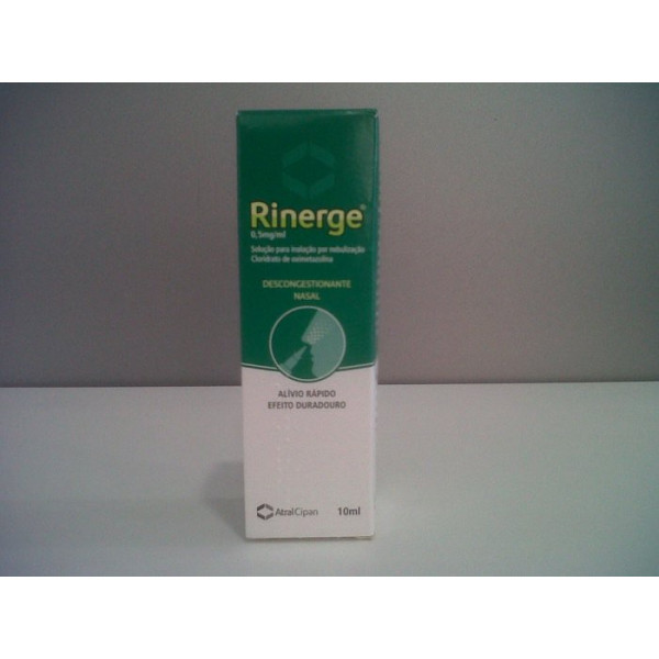 Rinerge, 0,5 mg/mL-10mL x 1 sol pulv nasal