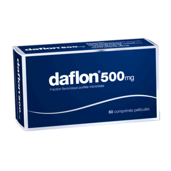 Daflon 500, 500 mg x 60 comp rev
