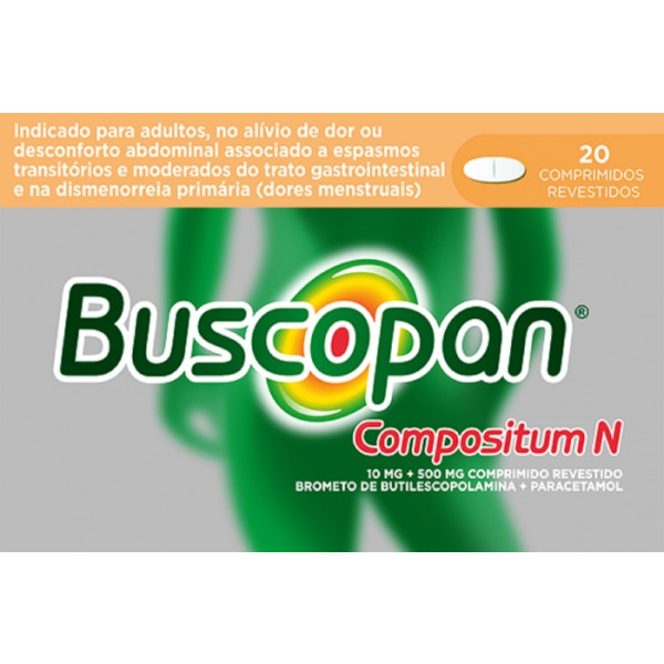 Buscopan Compositum N, 10/500 mg x 20 comp rev