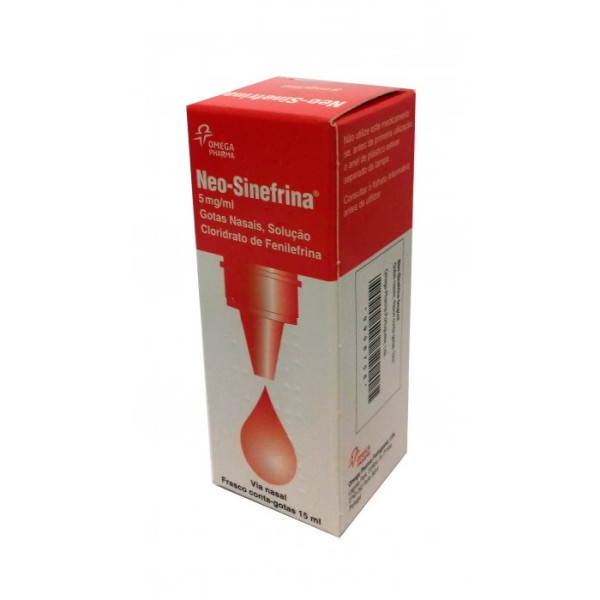Neo-Sinefrina, 5 mg/mL-15 mL x 1 sol nasal conta-gotas